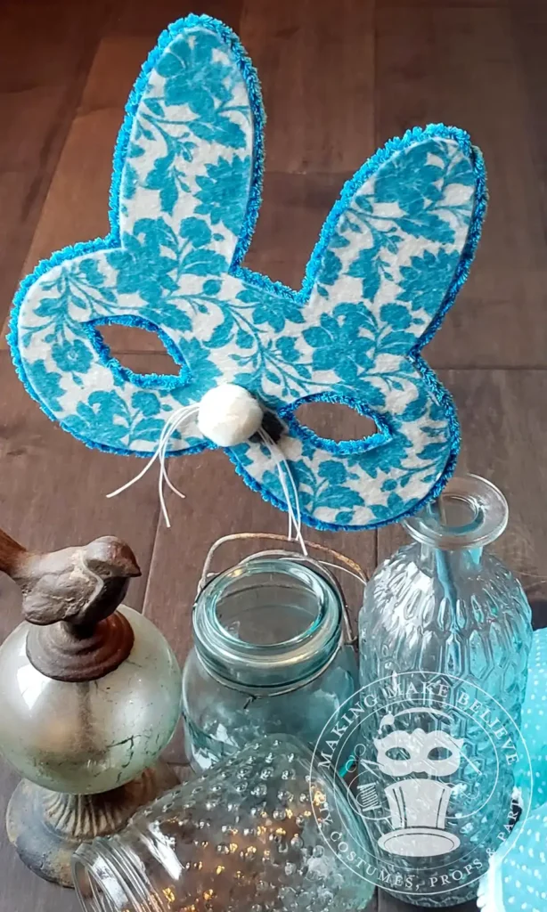 Felt Bunny Masquerade Mask