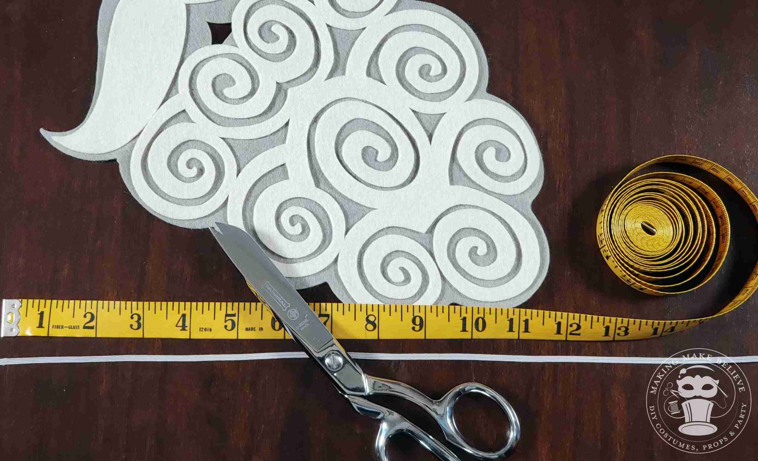 Measure and cut elastic
