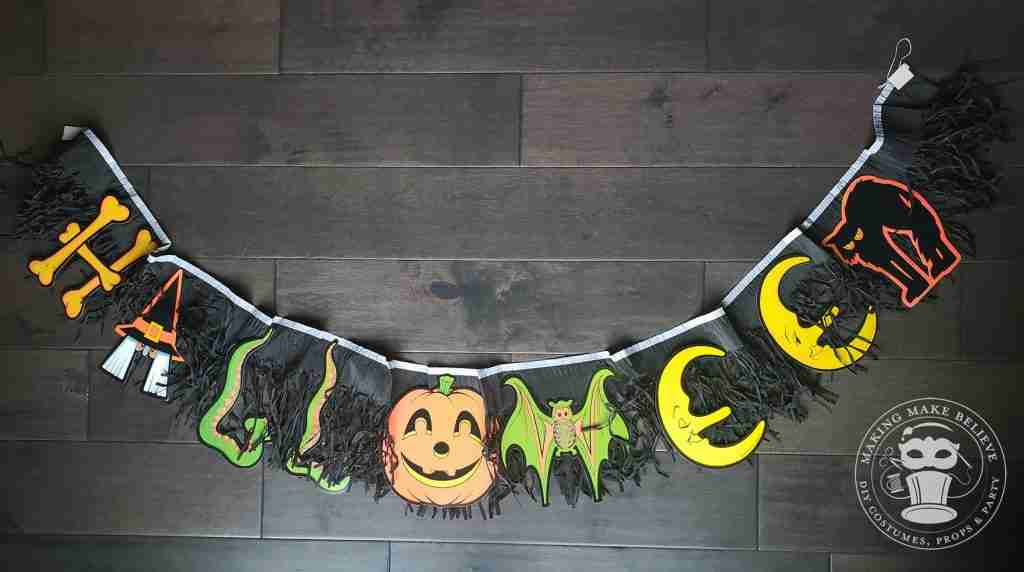 Vintage Beistle Halloween Fringe Banner
