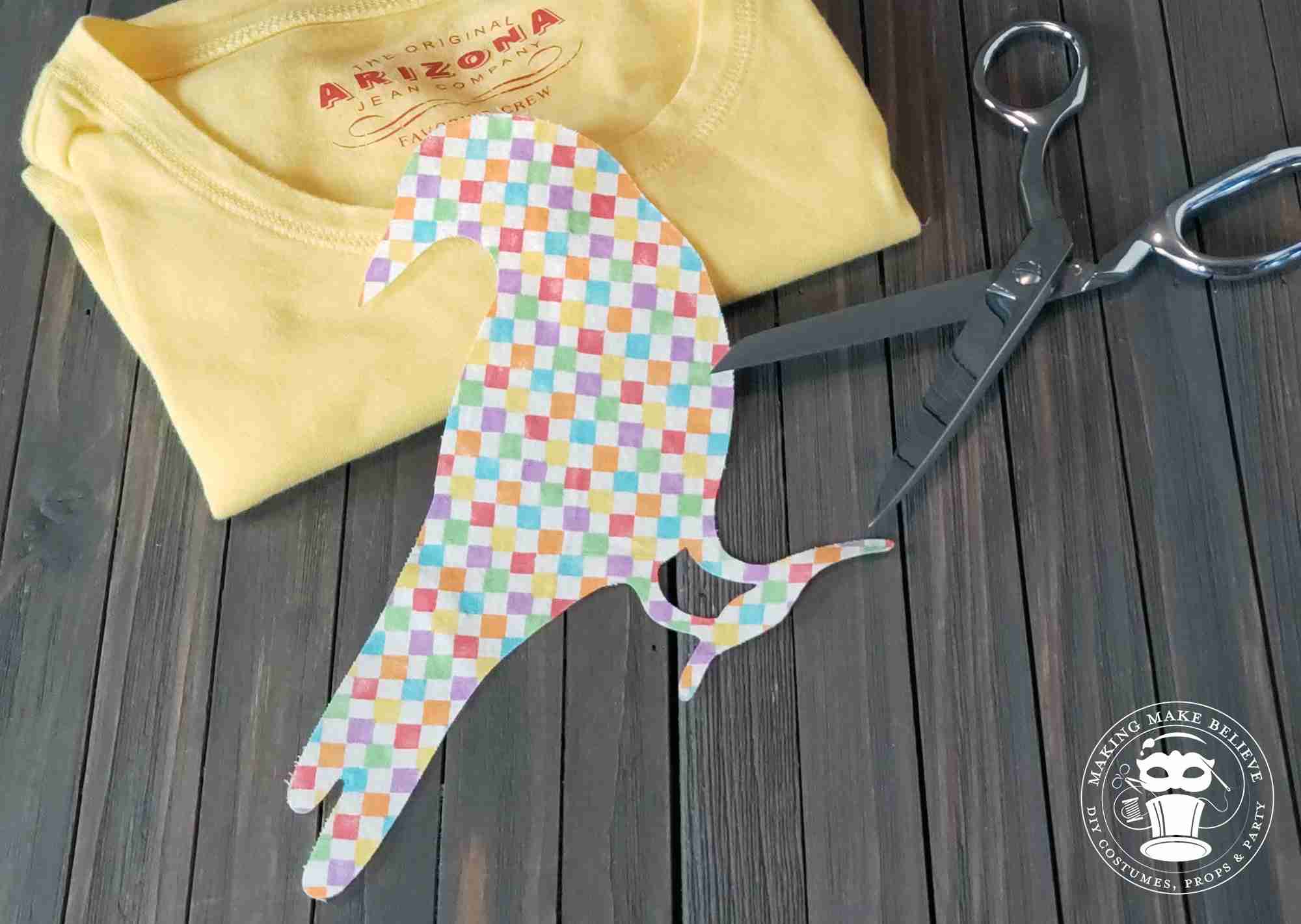 Cut crow from bonded fabric