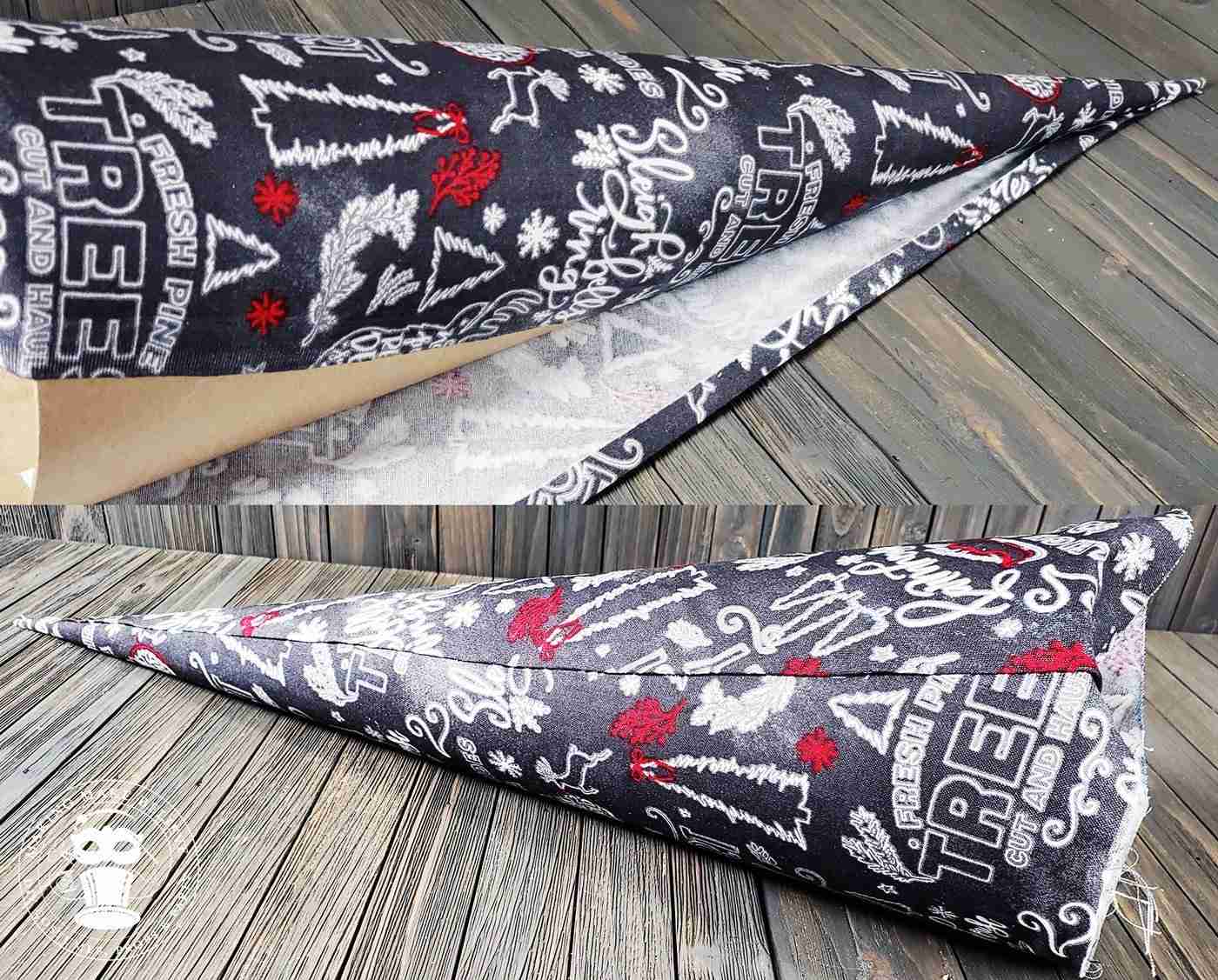 Turn Under Raw Edge of Fabric