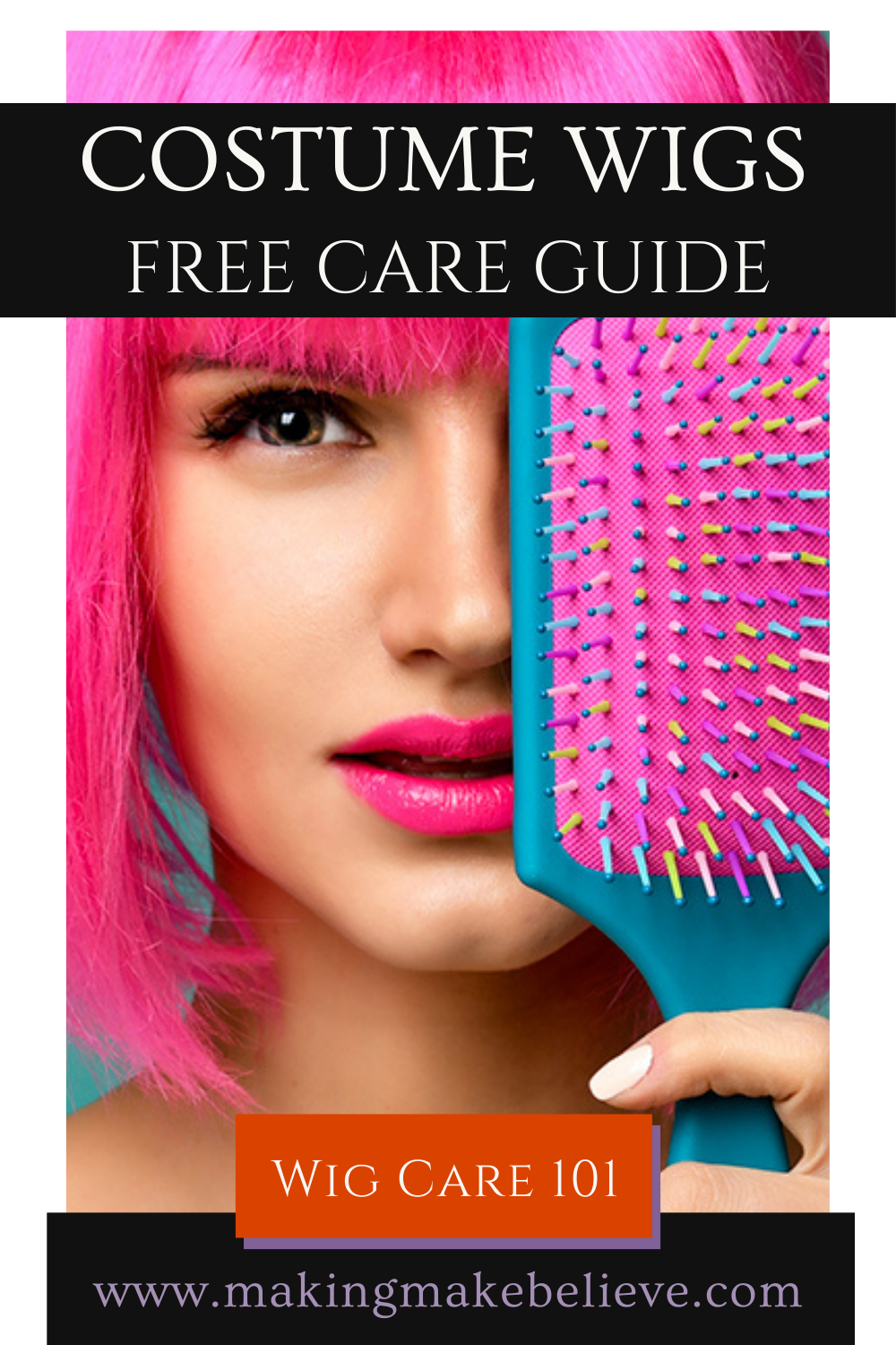 Costume Wig Care 101 Pinterest Pin