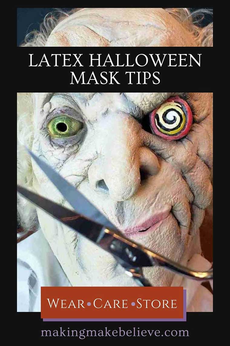 Halloween Latex Mask Tips Pinterest