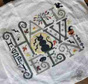 Happy Halloween Cross Stitch