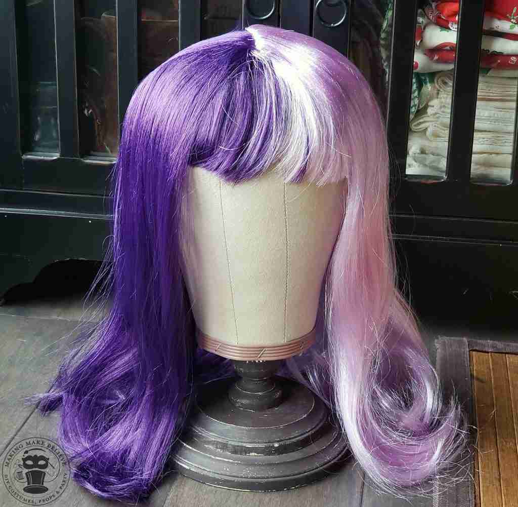 Thrift Store Purple and Lavender Costume Wig