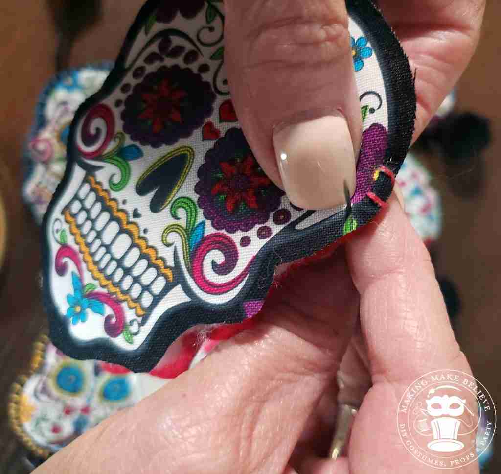Blanket Stitch Pieces Together