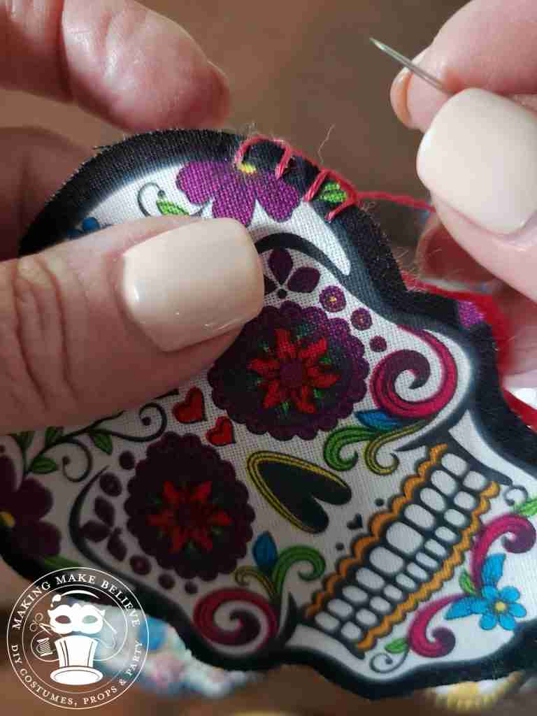 Blanket Stitch Pieces Together
