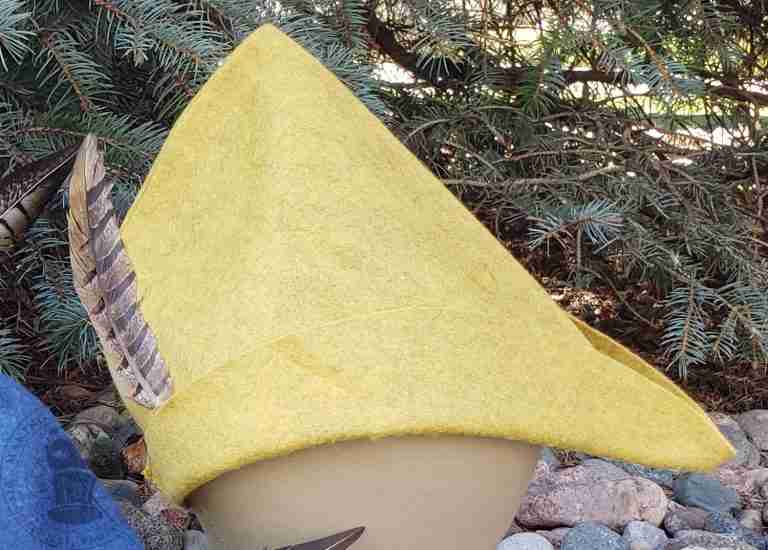 Robin Hood Hat Yellow Ochre