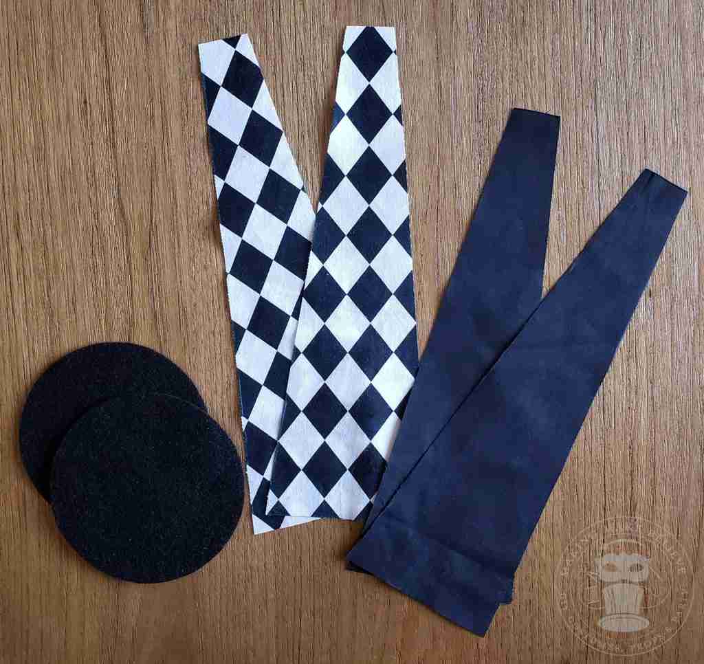 Pattern Pieces For DIY Clown Hat