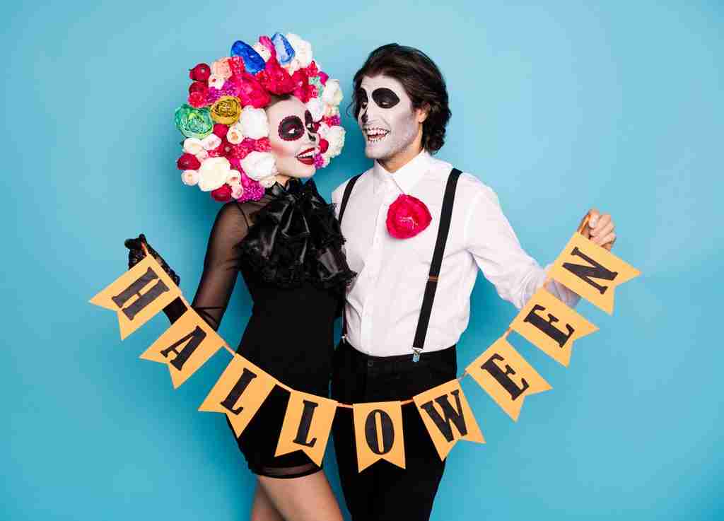 Halloween Costume Party Couple