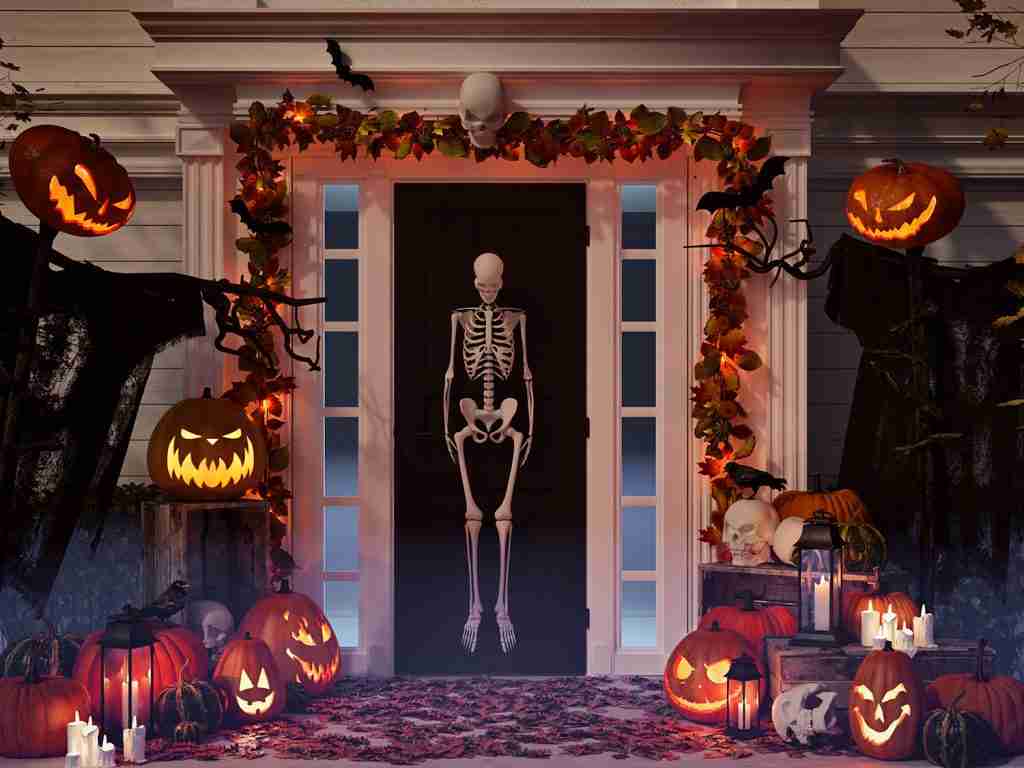 Halloween Party Decor Front Door