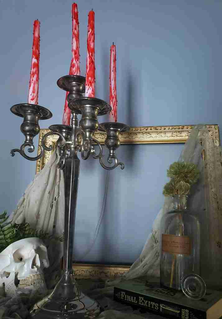Halloween Bloody Drip Creepy Candle