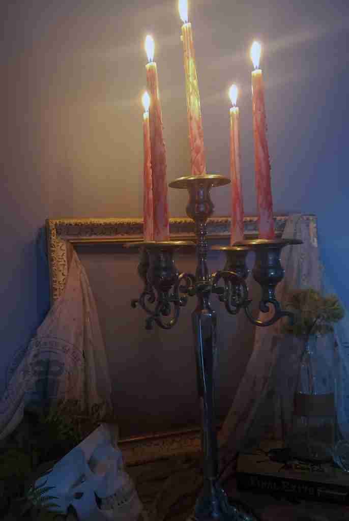 Halloween Bloody Drip Creepy Candle