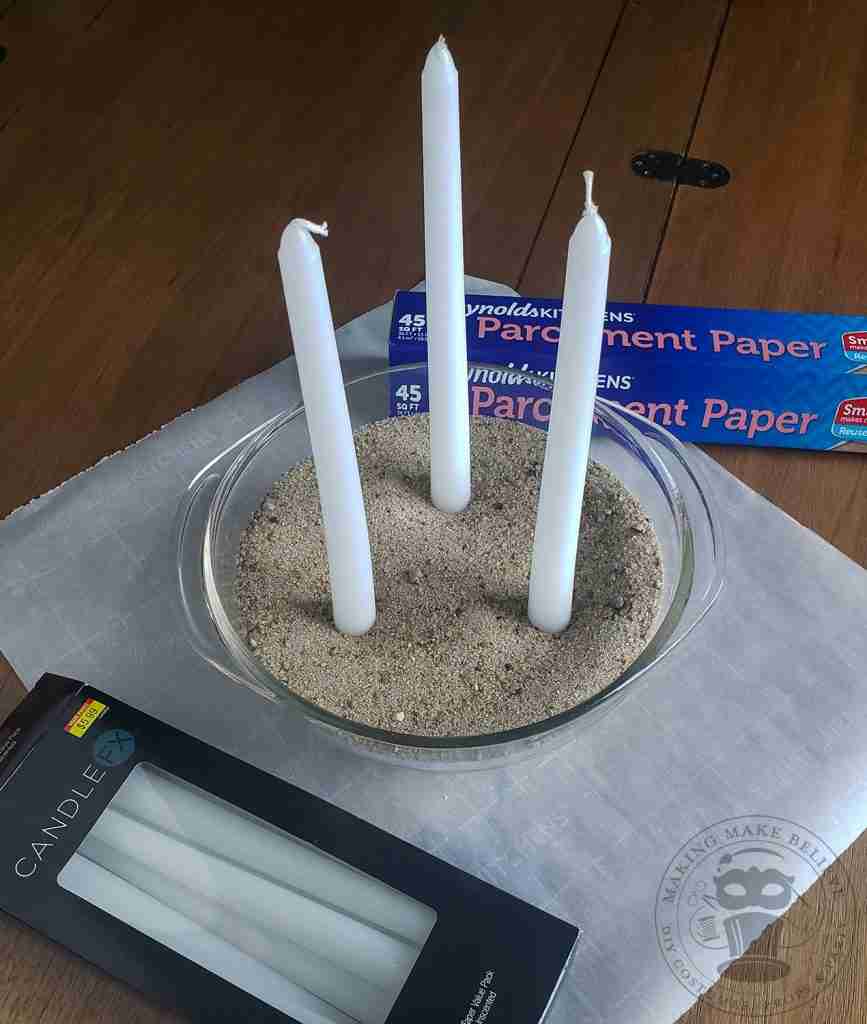 Stand Candles In Sand