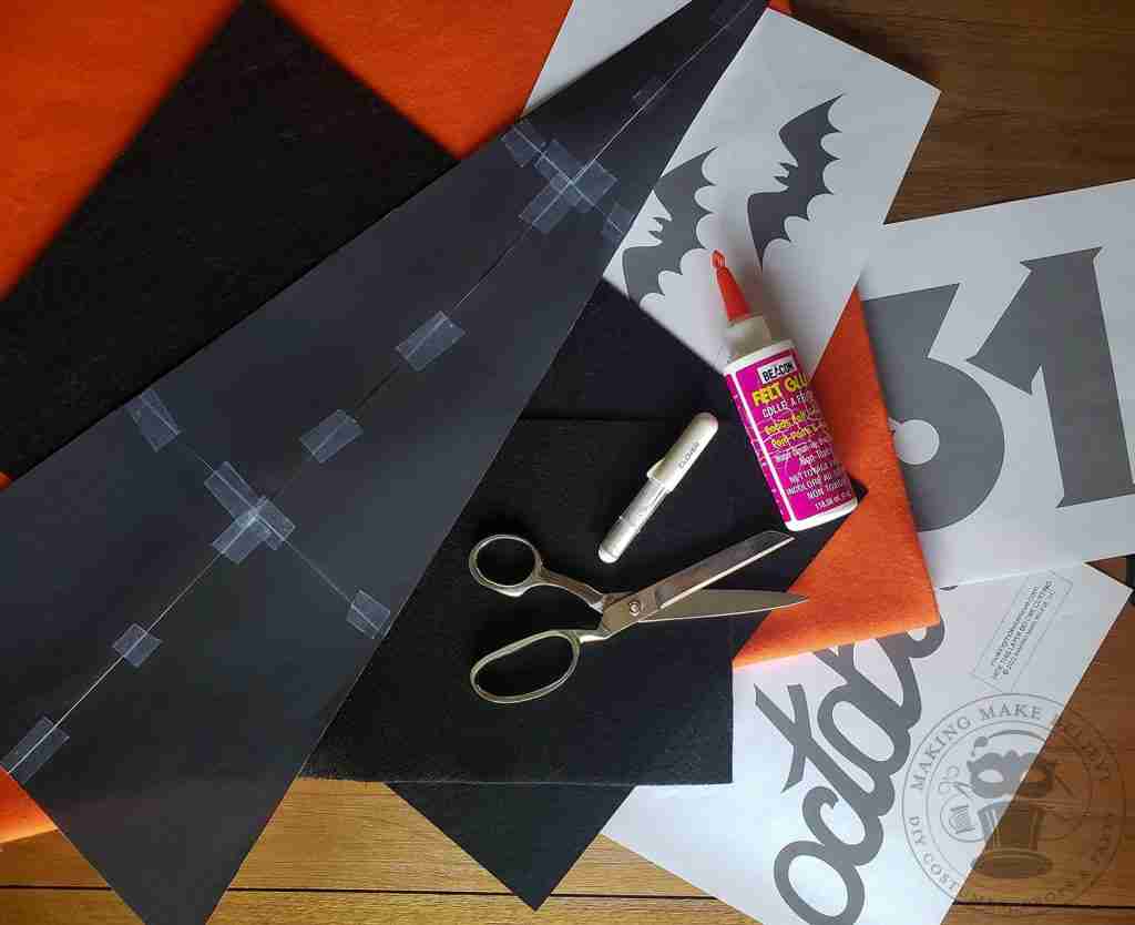 Halloween Pennant Supplies
