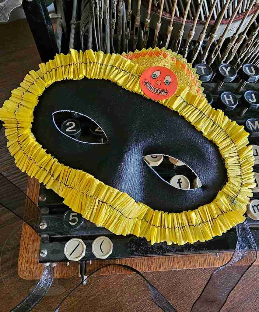 Vintage Style Halloween Eye Mask