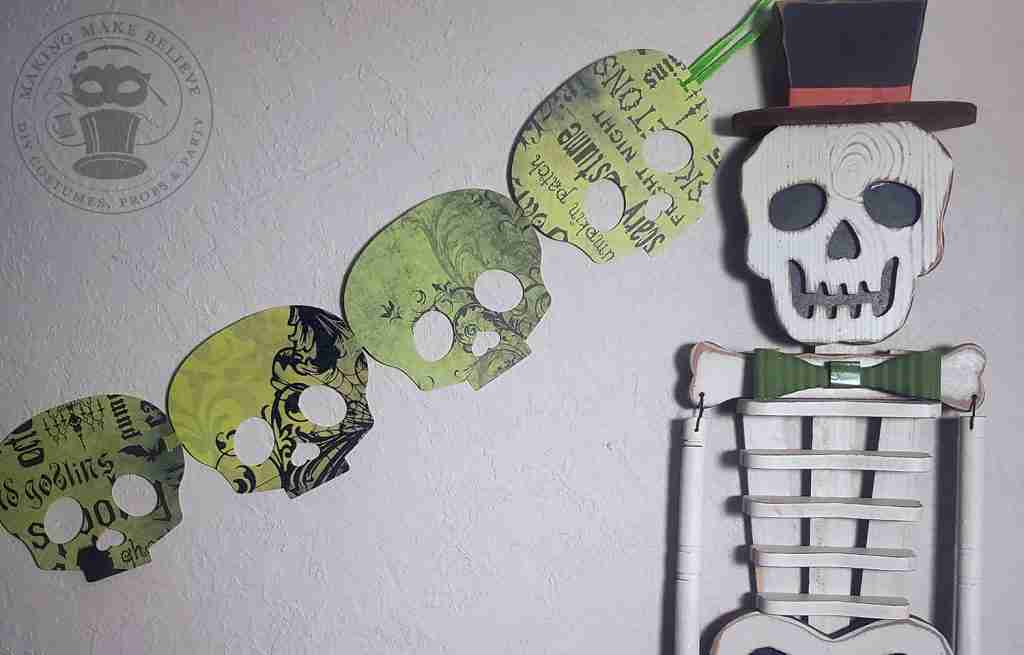 DIY Skull Banner with Skellie