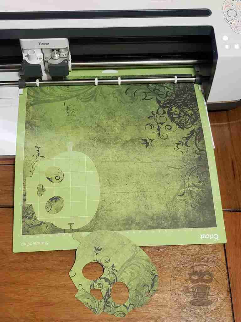 Skulls cut using a Cricut