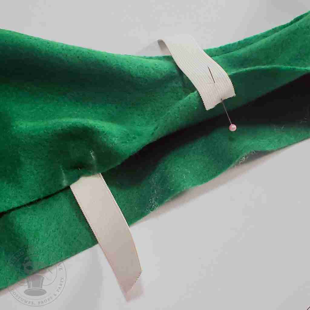 Pin Elastic To Inside At Marks