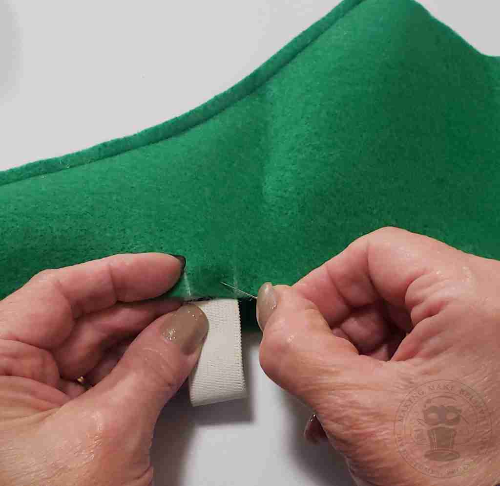 Pin Elastic and Stitch In Place