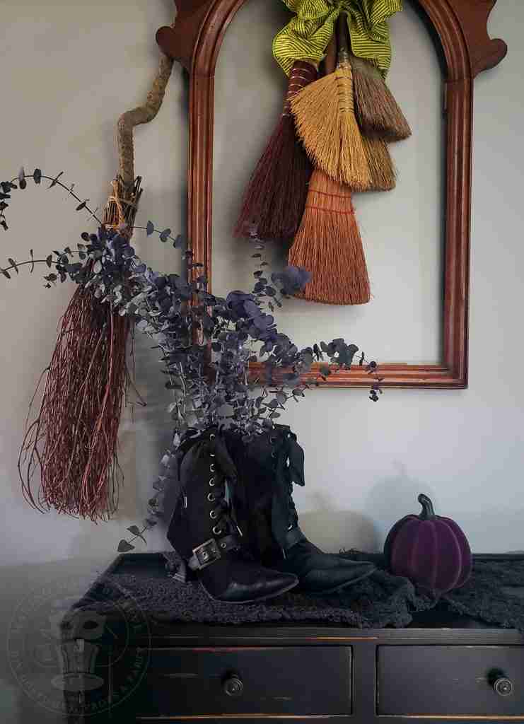 Witchy Boots and Brooms