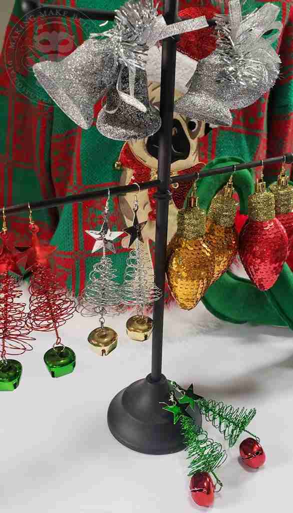 Ugly Christmas Earrings For Sweater Party