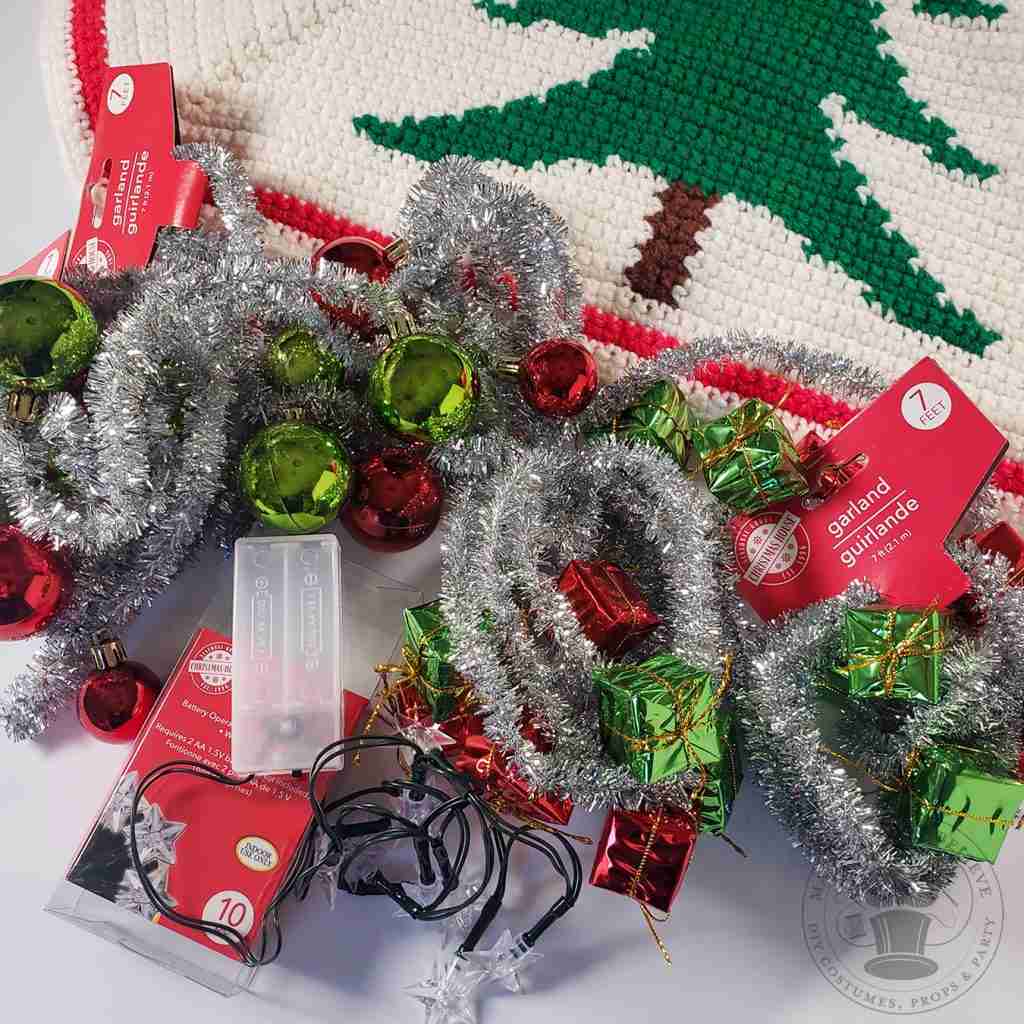 Ugly Christmas Tree Skirt Sweater Supplies