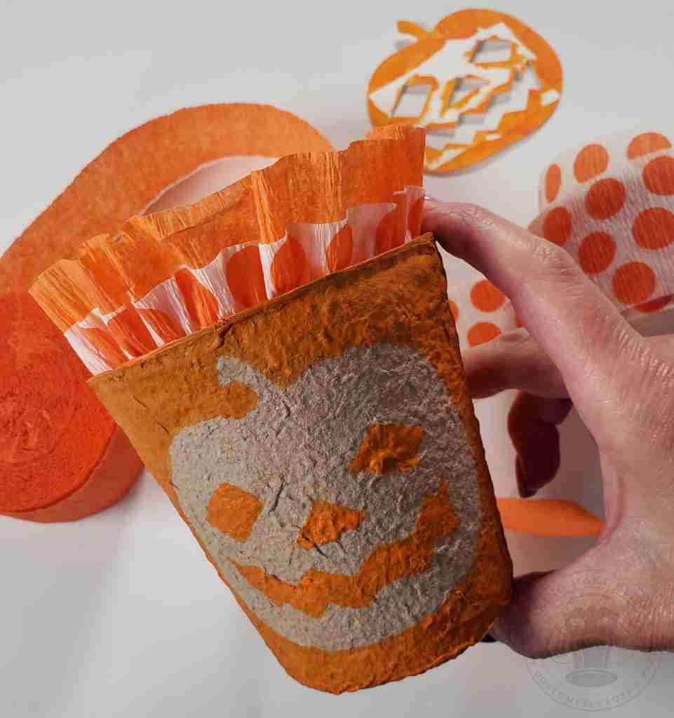 DIY Halloween Gift Pumpkin Peat Pot