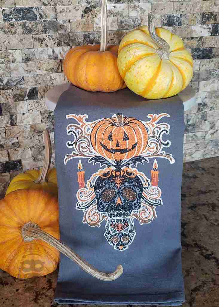 Haunted Halloween Tea Towels
