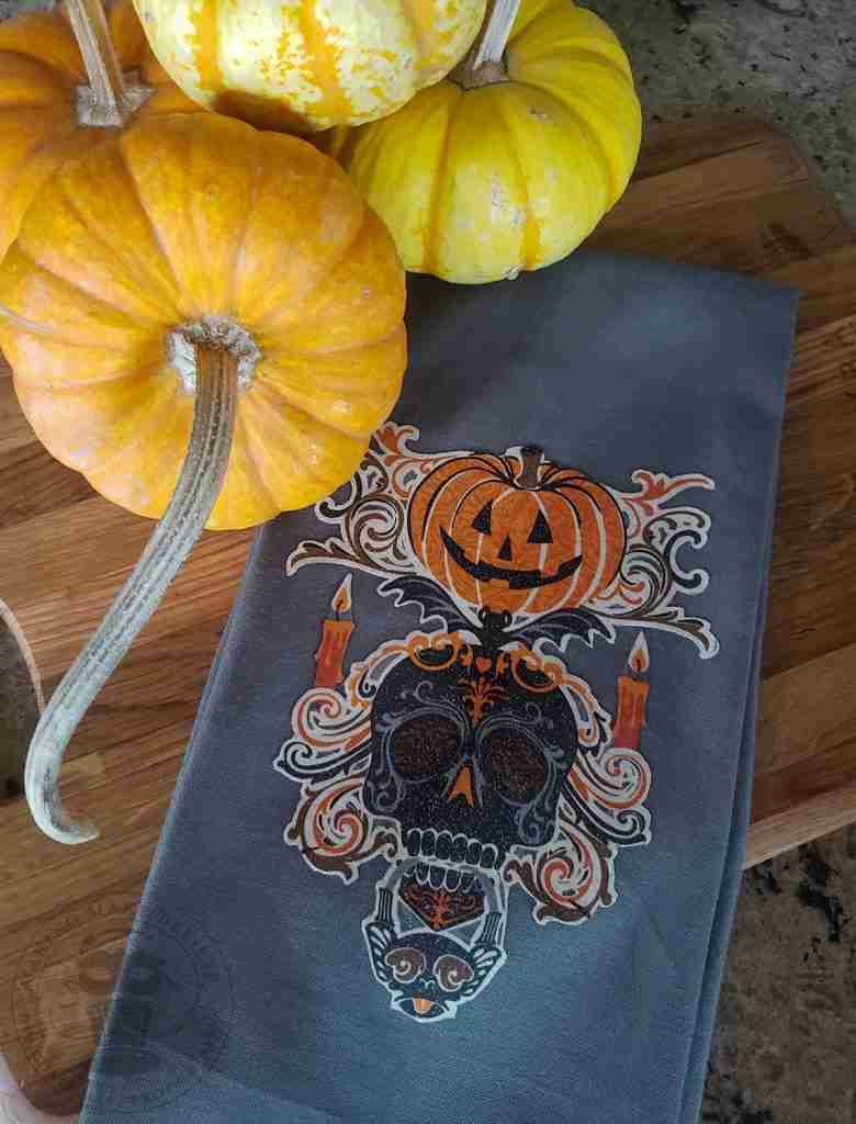 Haunted Halloween Tea Towels