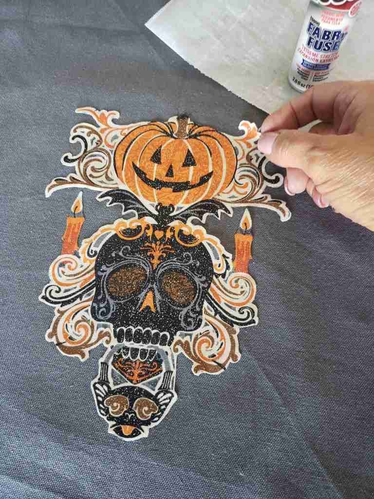 Place Applique Onto Towel
