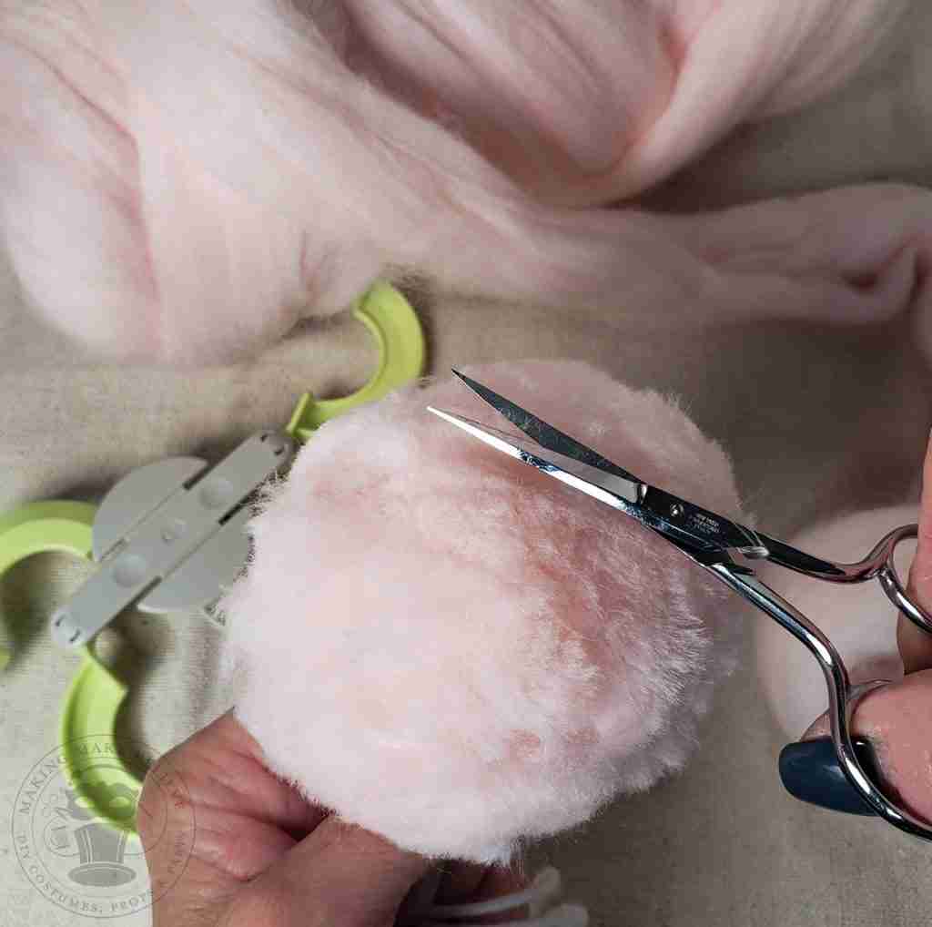 Trim Pom for DIY Fluffy Bunny Tail