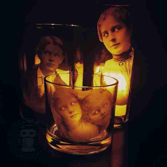 DIY Halloween Haunted Candles