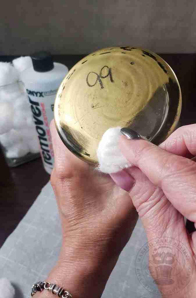 Use Acetone To Remove Coating