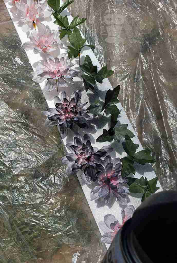 Spray Paint Florals