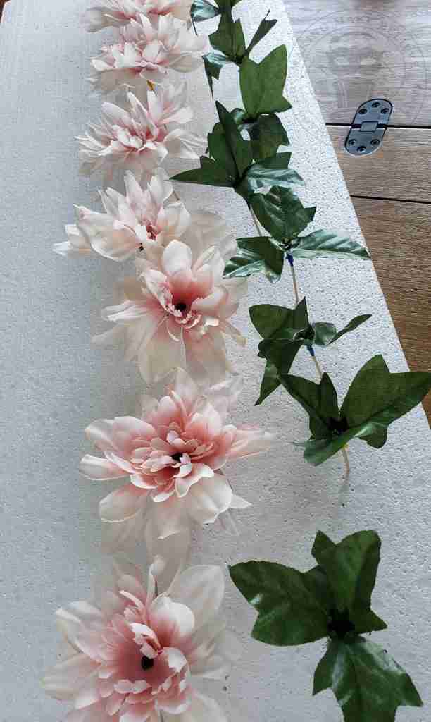 Use Toothpicks To Stick Flowers Onto Foam