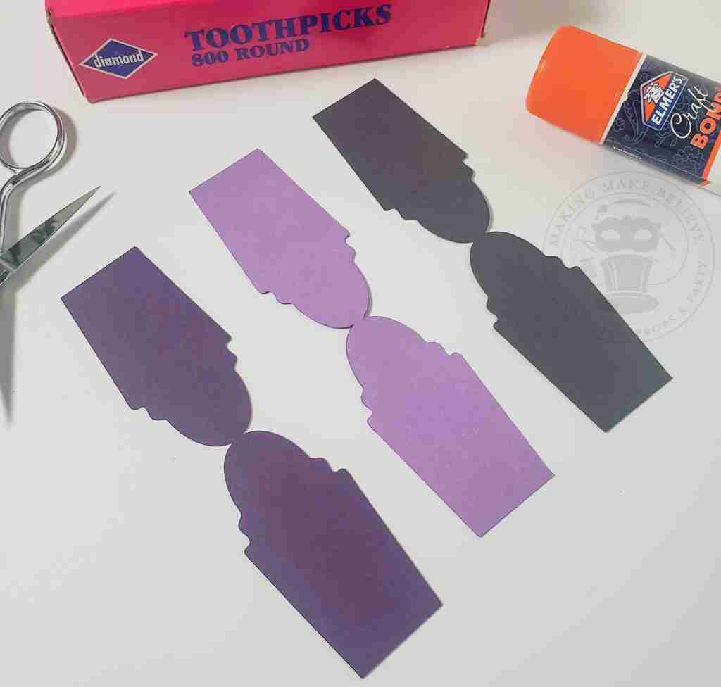 Cut Tombstones From Cardstock