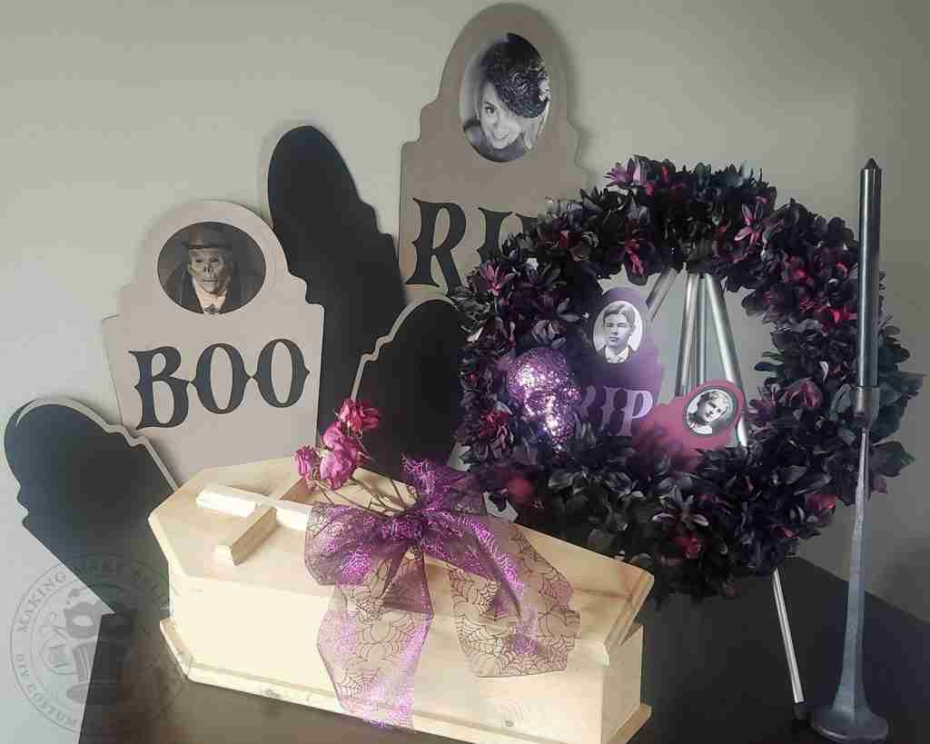 DIY Halloween Party Decorations Wreath & Wall Decor