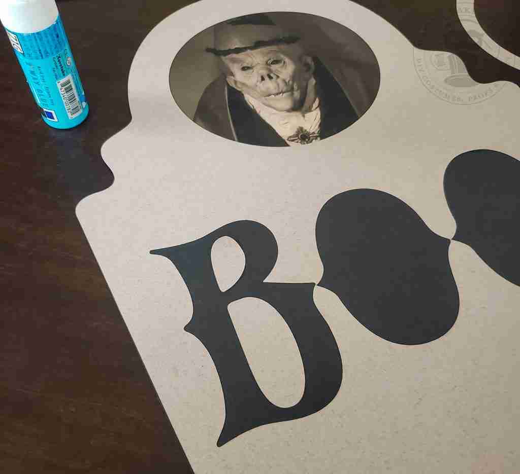 Letter With Interior Cutouts Added