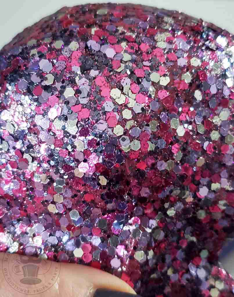 Second Coat of Glue and Glitter