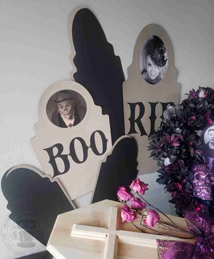 DIY Halloween Party Decorations Wall Tombstone Portraits