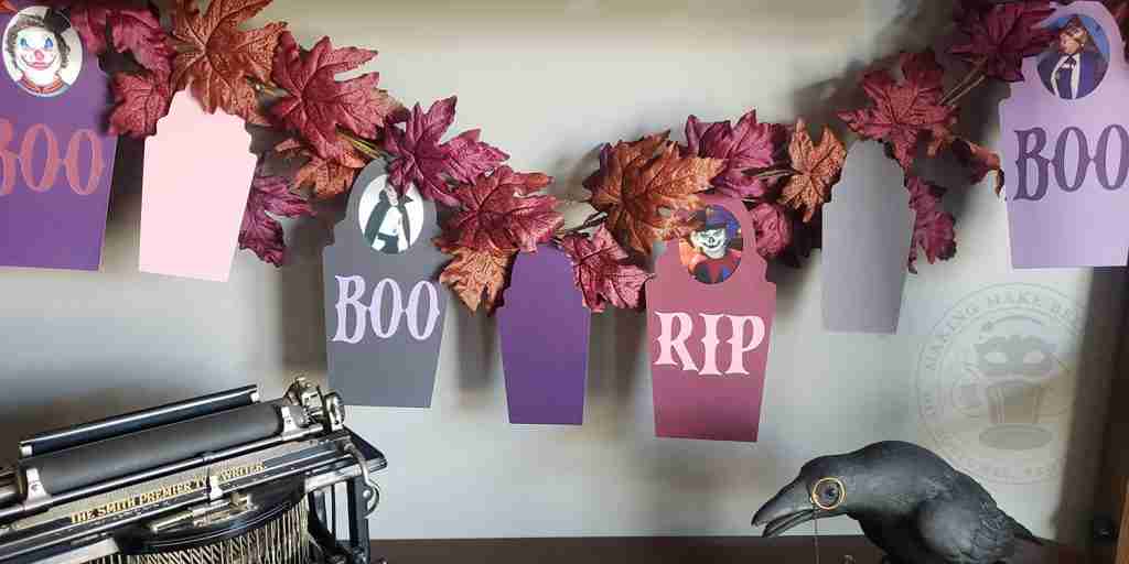 Completed Halloween Photo Banner