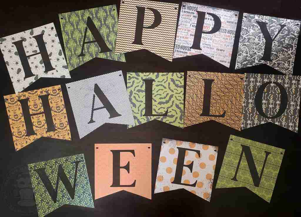 Easy Happy Halloween Banner