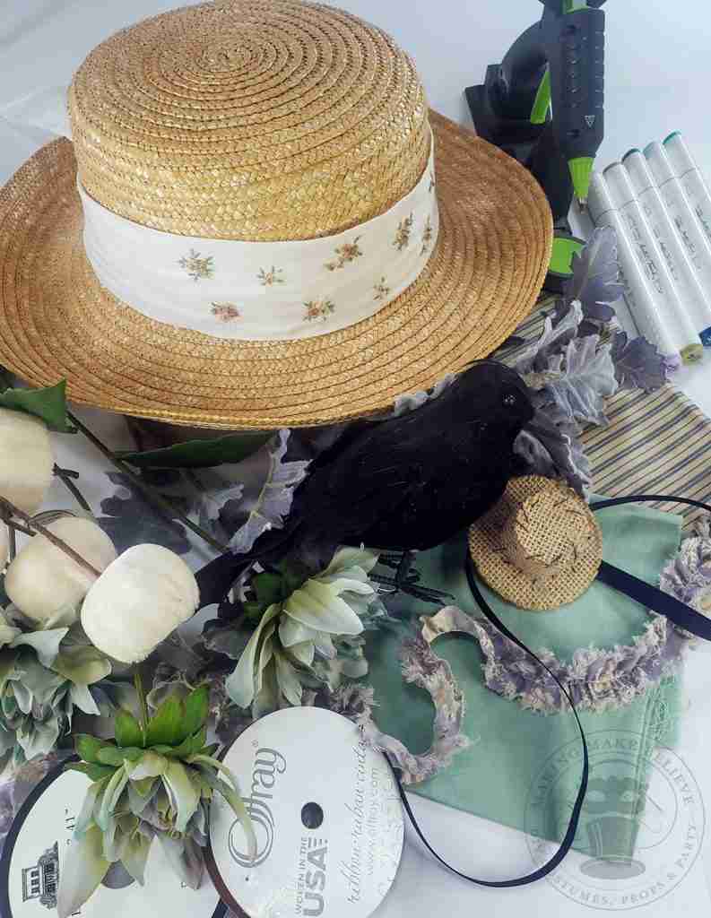 Straw Hat Scarecrow Supplies