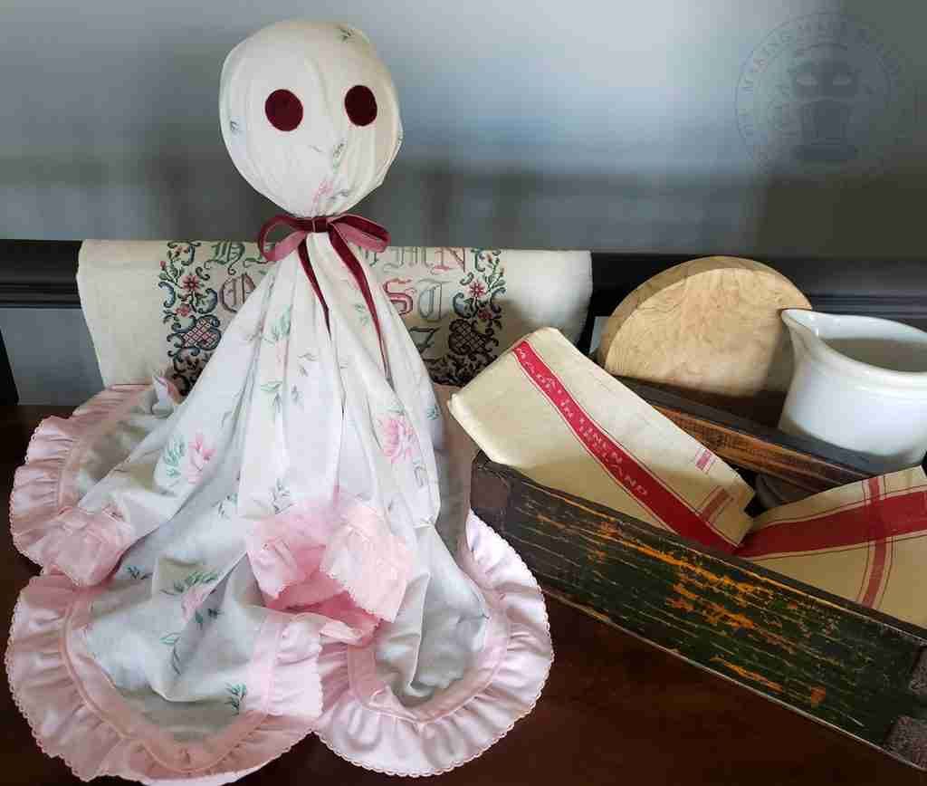 Feeling Farmhouse Vintage Pillowcase Ghost Doll