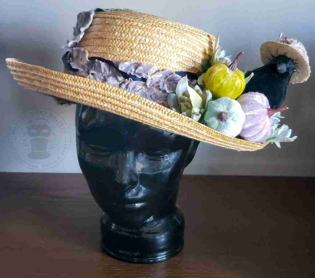 Straw Scarecrow Hat Costume Accessory