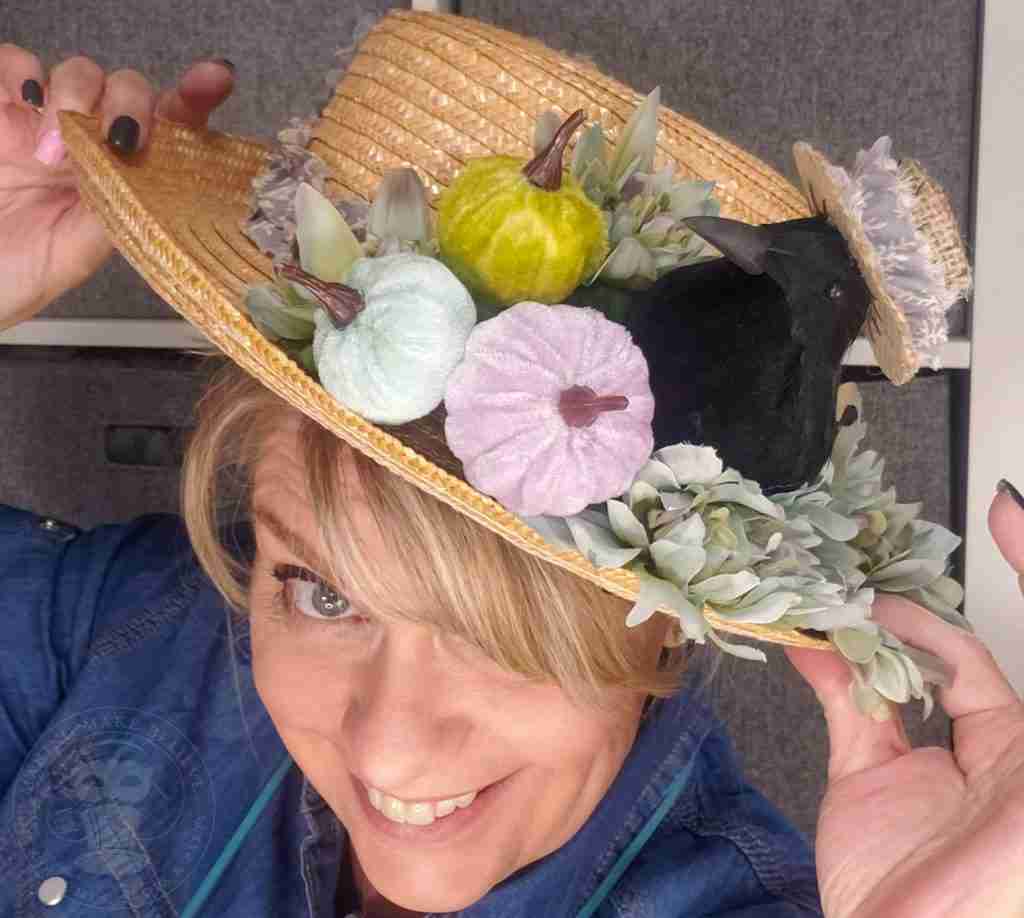 Straw Scarecrow Hat Costume Accessory