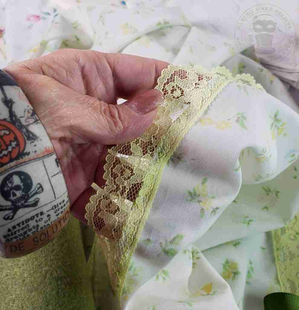 Trim Added To Vintage Pillowcase