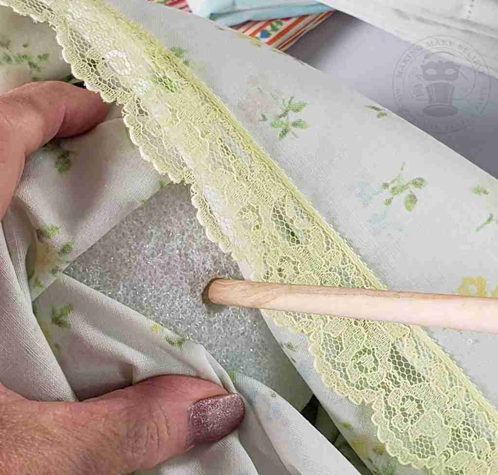 Insert Dowel Into Styrofoam Ball