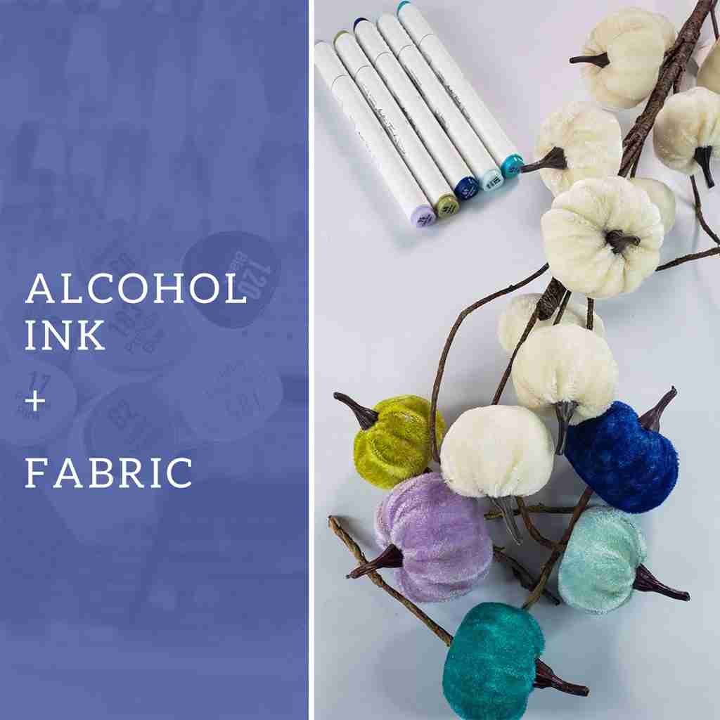 Alcohol Ink On Fabric
